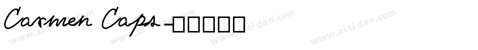 Carmen Caps字体转换